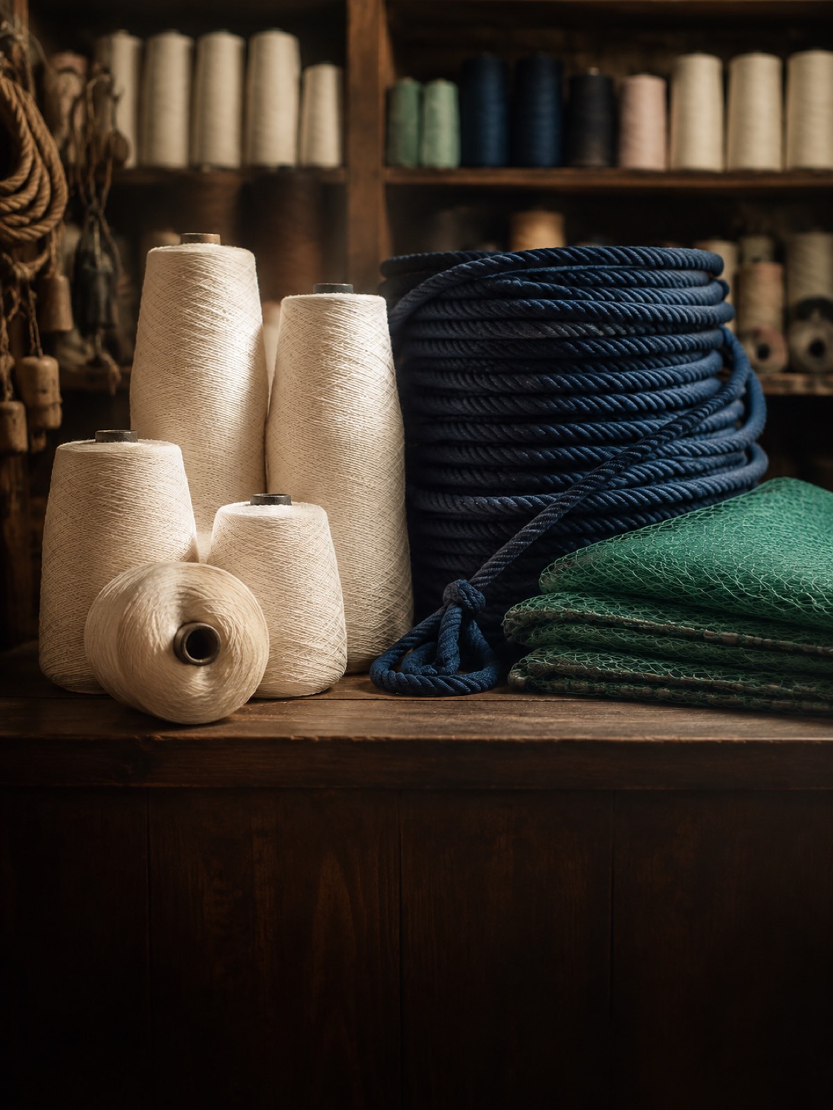 Thread, netting and rope. Together.